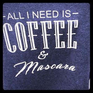 Peaches and Cream ladies T-shirt Coffee & Mascara